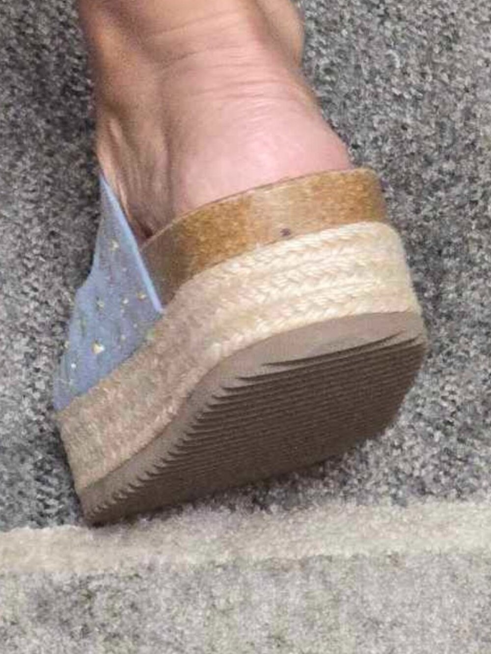 Corkys No Filter Denim Daisy Wedge Sandals - Picture 3 of 3